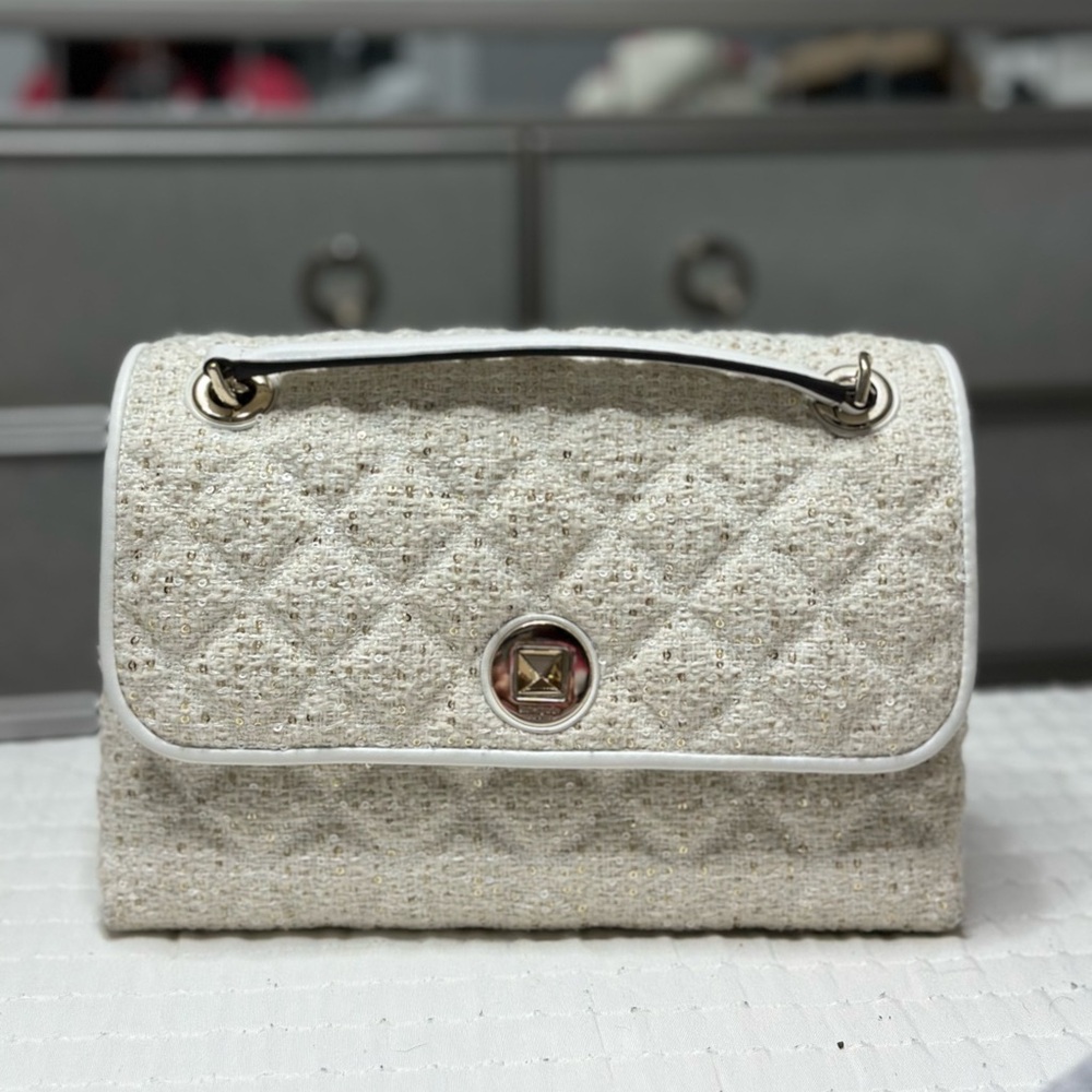 Kate Spade Natalia Tweed and Sequin Bag